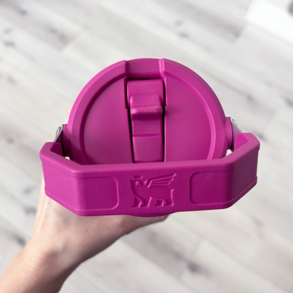 Peony Pink Flip Straw Stanley 30 Oz. IceFlow Tumbler - Picture 4 of 7